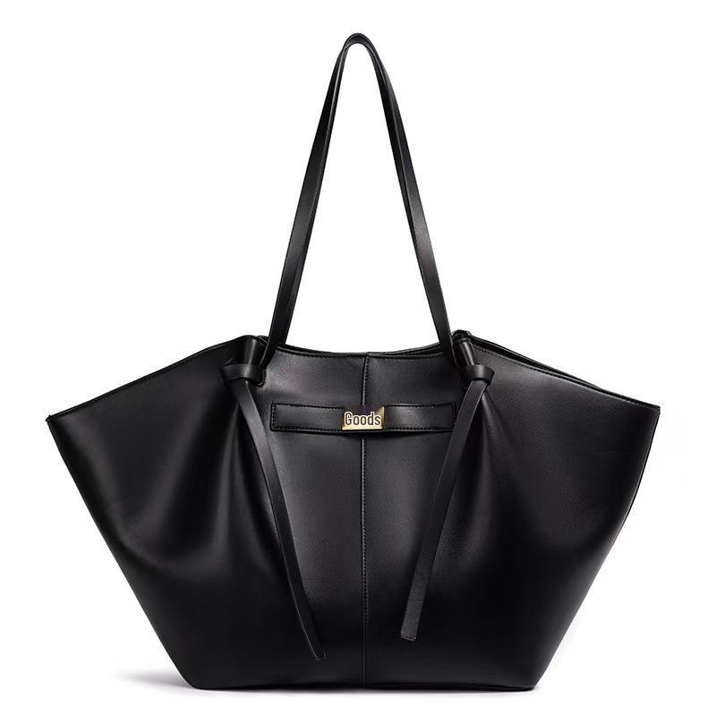 2025 Korean Style Large Capacity Women's Tote Bag - Simple, Fashionable Underarm Design for Cross-border Commuting