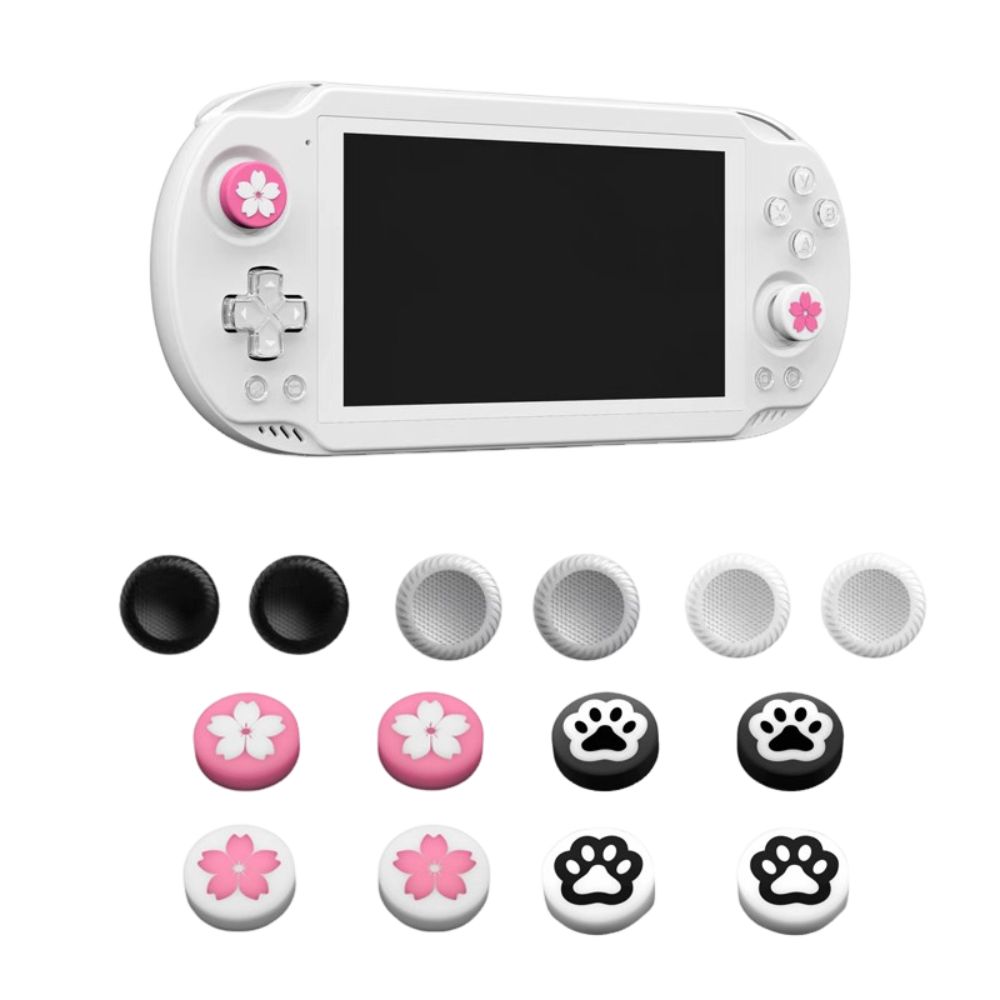 

4PCS Silicone Game Console Joystick Rocker Replacement Caps for Odin 2 Portal/Odin 2 Mini/Odin 2 White