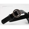 Women Fashion Casual Dark Circle Round Buckle Waist Belt