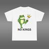 No Kings Shirt Men Women Portland Frog Protest TShirt High Quality Cotton Cartoons Fashion  Printed Tshirt Tops Allmatch