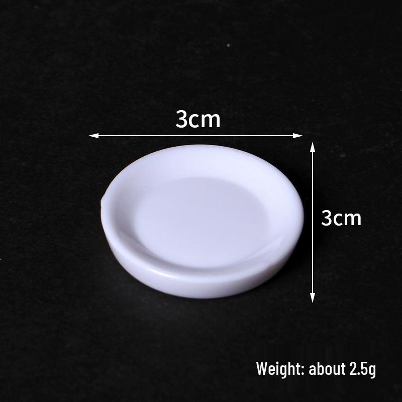 Miniature Tableware Set: Dollhouse Plates & Dishes for DIY Role-Playing Scenarios