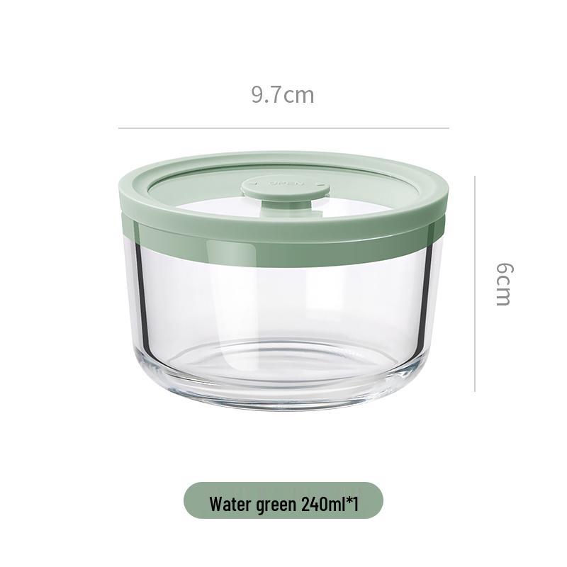 High-Temperature Resistant Chili Oil Glass Jar with Lid - Food-Grade and Splash-Proof for Home Use High Temp Resistant 240ml