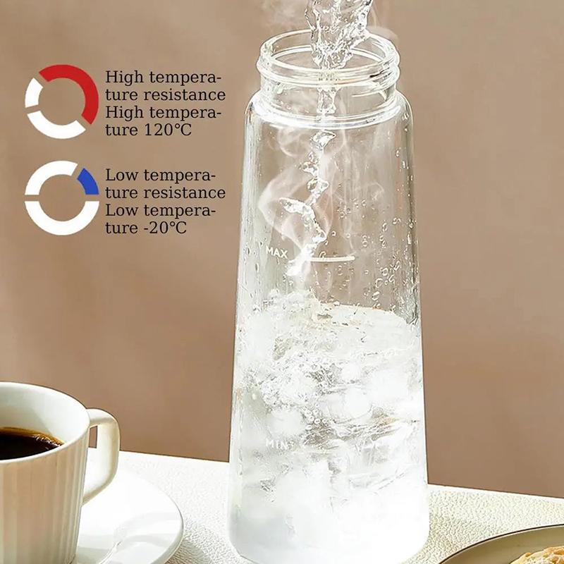 750Ml Manual Cold Brew Coffee Maker Press Type Iced Tea Infuser Pitcher With Removable Filter Summer Portable Coffeeware Pot