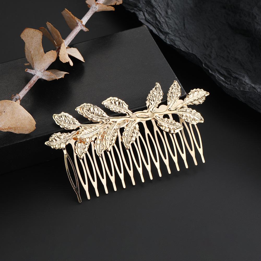 

Европейская и американская мода Лист Расческа для волос - Уникальный аксессуар для головы