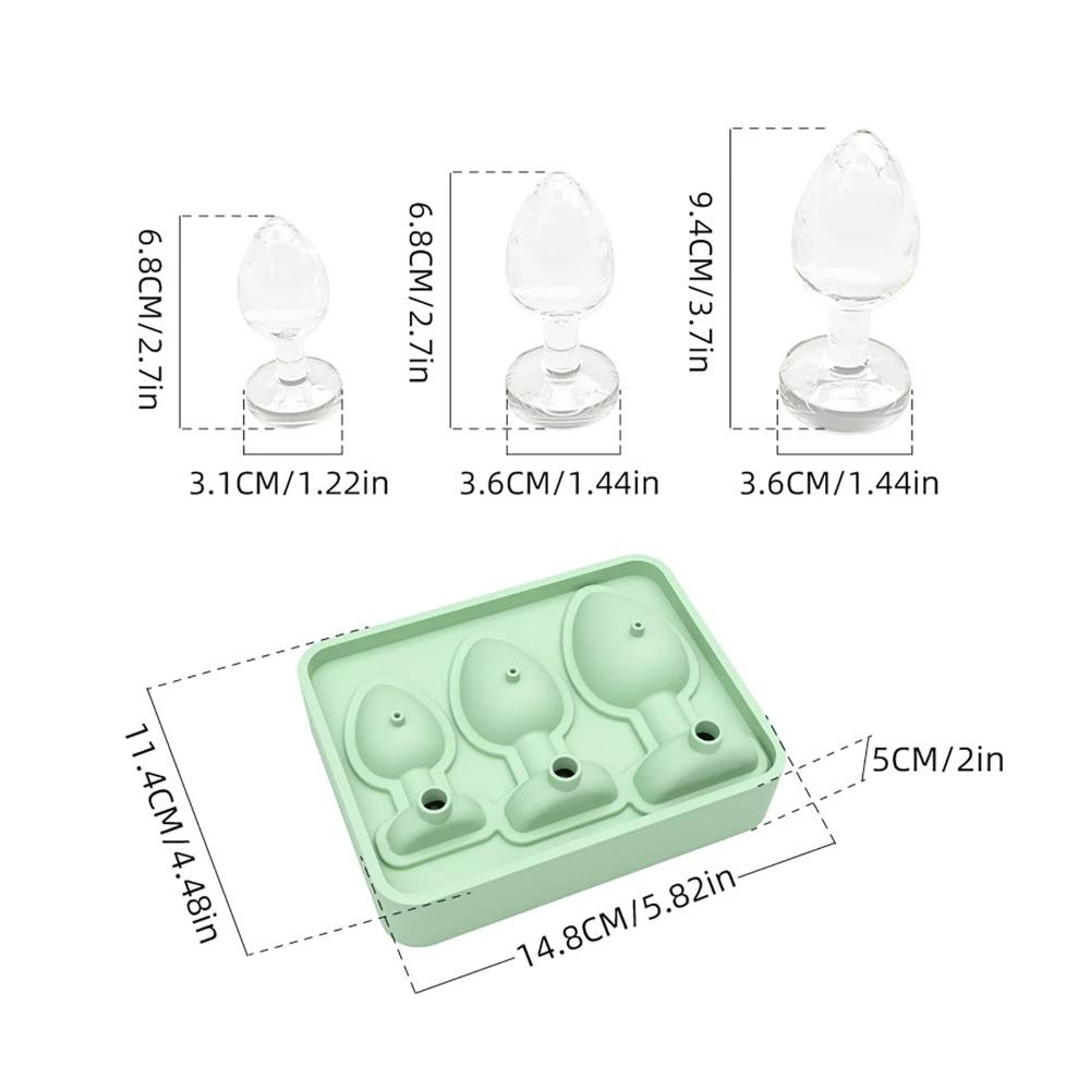Adult Prank Ice Cube Mold for Ice Chilling Whiskey Cocktails Make Ice Blocks Mold DIY Ice Coffee Cubes Frozens Cube Mold