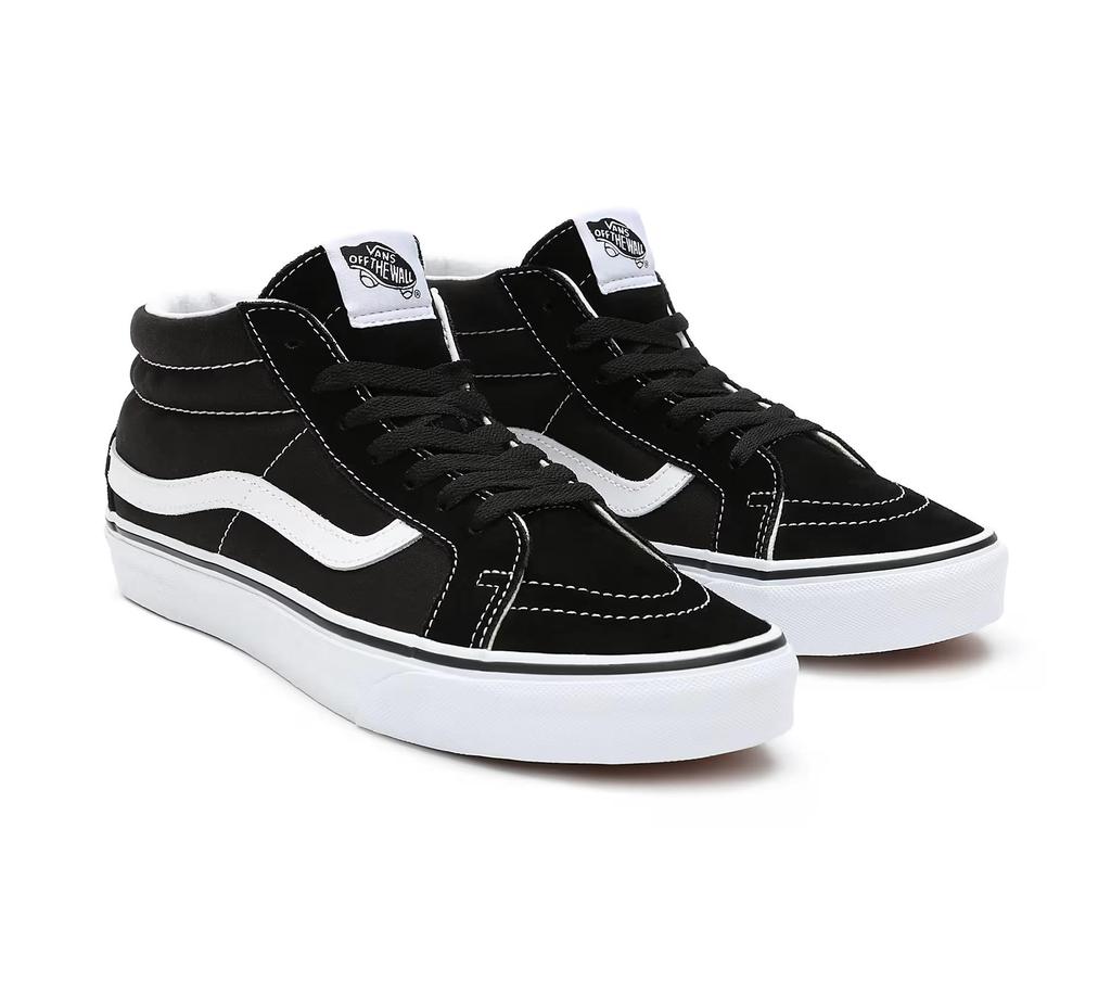 Vans Sk8-Mid Reissue sneakers suede-canvas upper black