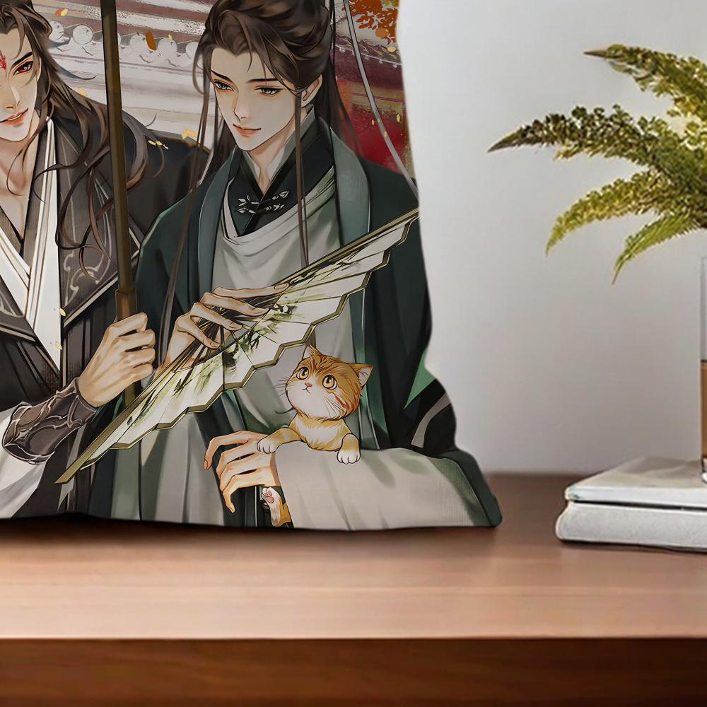The Scum Villains Self-Saving System Bl Novel Cushion For Bedroom Car Coffee Shop Room And Living Room Sofa Decorative Pillow Co