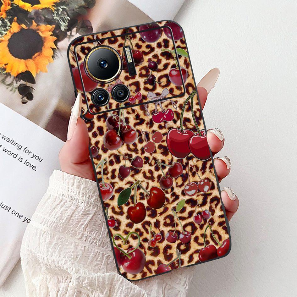 Für Infinix Note 12 VIP Hülle X672 Cover Neue Stilvolle Blume Schmetterling Weiche Silikon Handyhülle Für Infinix Note 12i X6819 Bumper