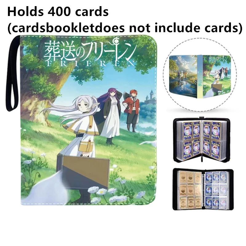 Anime Frieren: Beyond Journey's End 400pcs/900pcs Card Album Book Collection Card Zipper Game Cards Binder Holder Kids Gifts