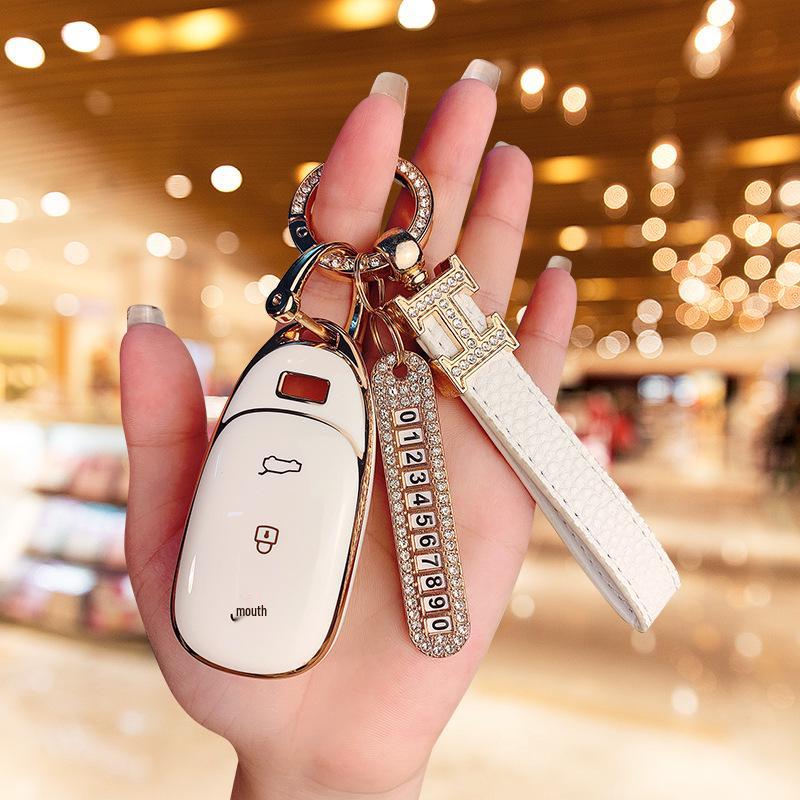 Premium Vollabdeckung Auto Schlüsselhülle