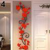 Wall Sticker Living Room Decoration 3D Flowers Can Move Diy Wall Stickers Applique Murals ARI