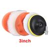 3/4/5 Inch Car Polishing Sponge Pads Kit Drill Car Polisher Wool Polishing Machine Wax Pad Foam Pad Buffer Kit for Auto Cleaning