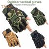 1 Pair Kids Half Finger Gloves Anti-Slip Sport Mittens Large Area Anti-Slip Design Elastic Soft Gloves