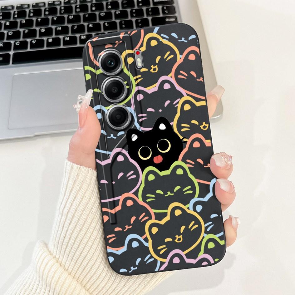 For Tecno Camon 40 Case Camon40 Pro Cover New Fashion Flower Daisy Pattern Soft Silicone Protector For Tecno Camon 40Pro 5G Capa