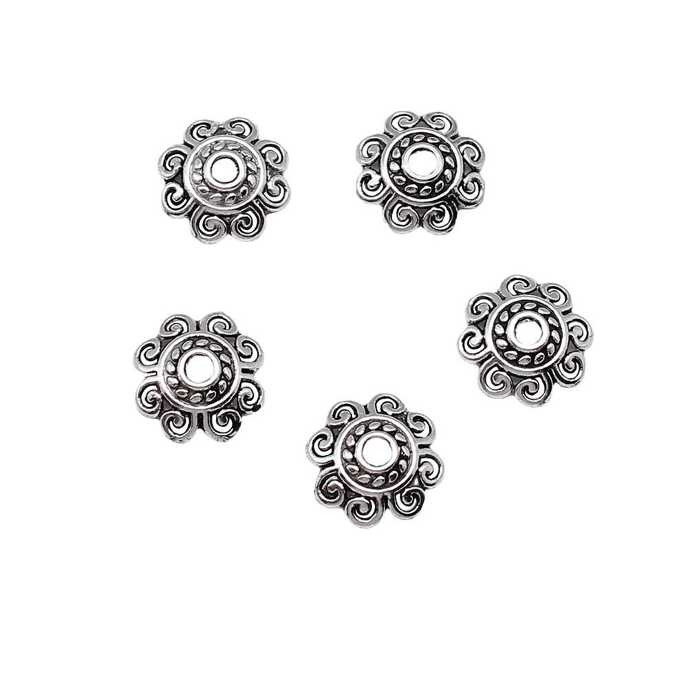 Flower Bead Cap Spacer Findings Ornate Covers For DIY Jewelry Making Materials