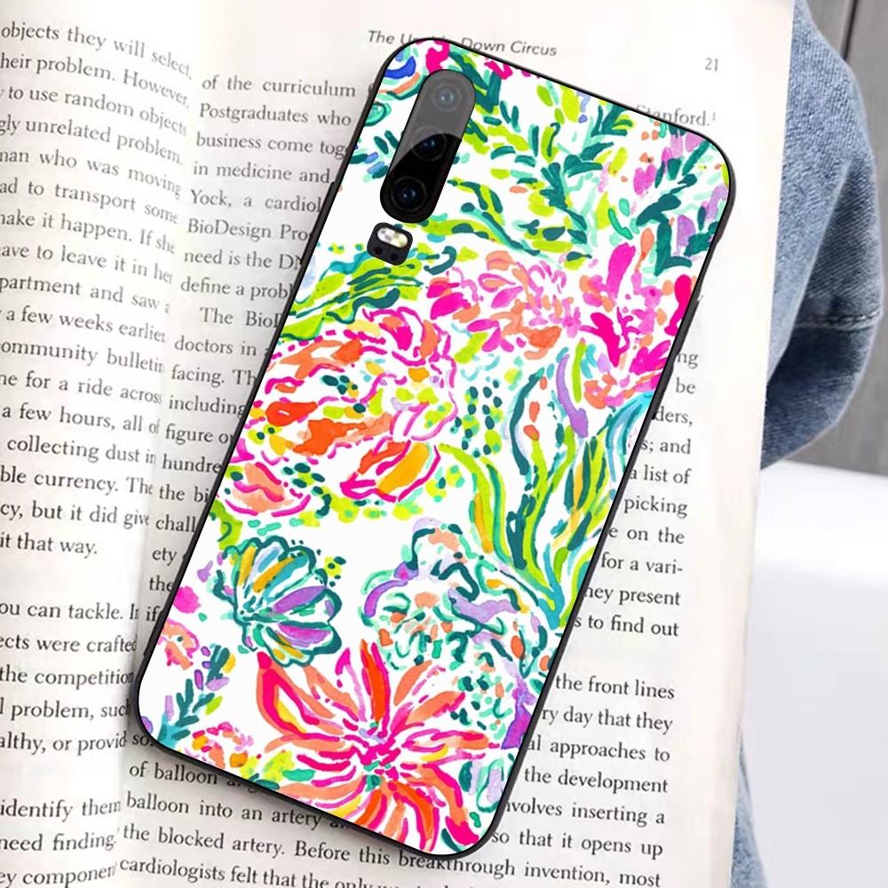 Colorful plant illustration Phone Case For Huawei Honor 10 lite 9 20 7A 9X 30 50 60 70 pro plus Soft Silicone Cover