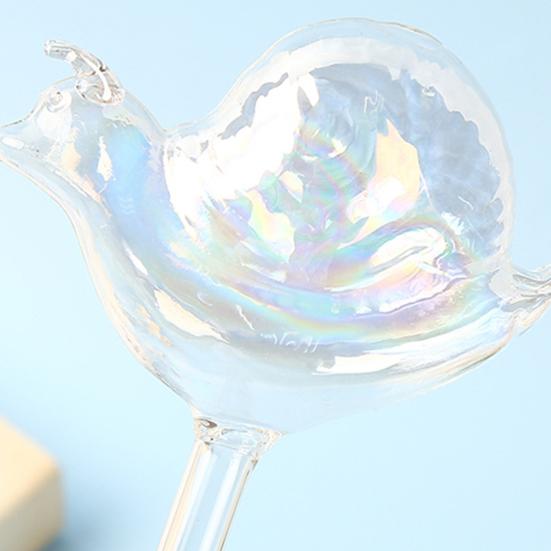 Yousheng Iridescent Self Watering Bulbs Snail Design Glass Plant Watering Globes Planter Insert Automatic Watering Device for Indoor Potted Plants