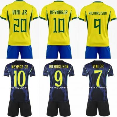 Camiseta Copa del Mundo 2026 camiseta selección Brasil Neymar Vinicius traje infantil adulto camiseta fútbol