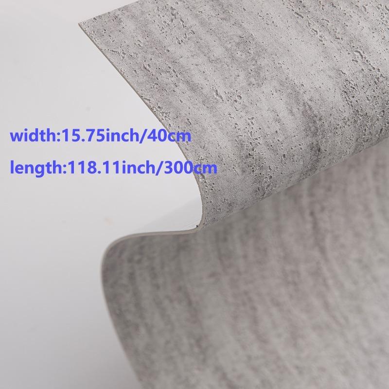 Moderner Industriestil Selbstklebende Vinyltapete Wasserdicht Abnehmbar Zementmuster Kontaktpapier für Wohnzimmerdekor