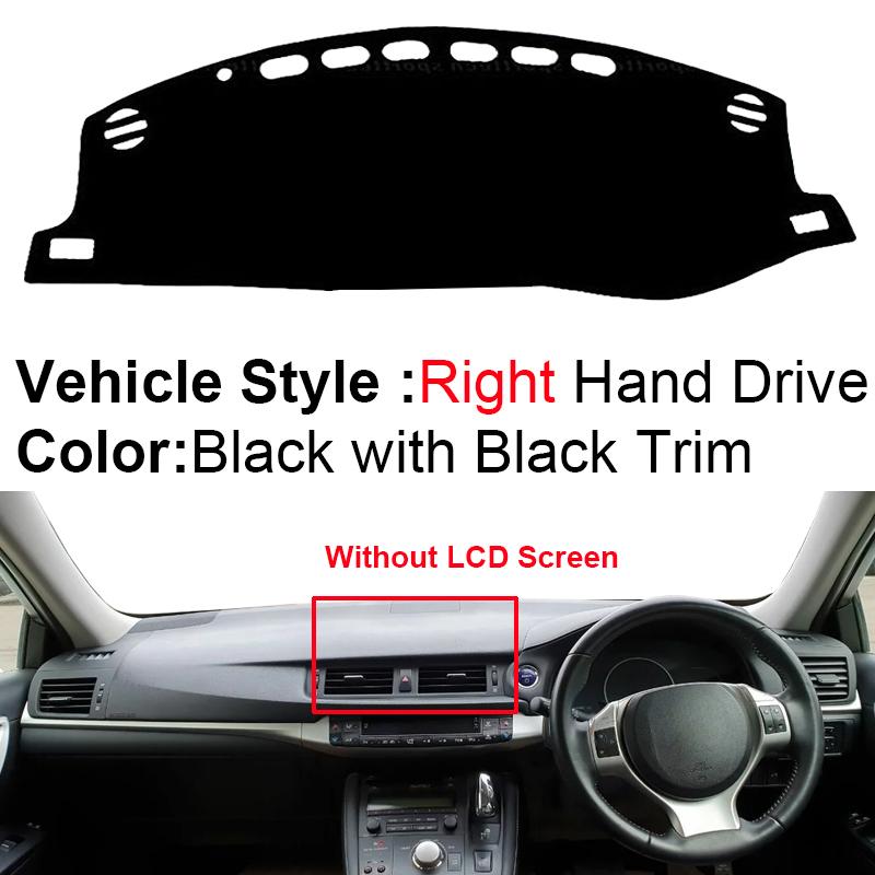 Car Inner Dashboard Cover For Lexus CT 200h 2011 - 2019 CT200h Auto Dash Mat Carpet Cape Sun shade Dashmat Pad 2018 2017 2016