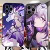 C-Castorice Cute Anime Girl Phone Case For iPhone 16 15 14 13 12 11 PRO MAX PLUS Mini TPU Soft To Skin-friendly Case