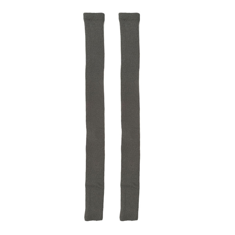 

Зимові Елегантні Високі Гетри Теплі В язані Гетри Вище Коліна для Жінок М які Товсті Шкарпетки Без П ят One Size темно-сірий