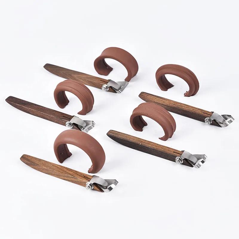 Copo de chá utensílio de água lidar com ferramenta cerâmica diy artesanal escultura de argila de polímero raspador de reparação leve e fácil de usar