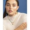 Collier de malachite Luxenter fini en or jaune 18K - Mossir