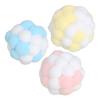 3Pcs Cat Toy HandMade Plush Cat Interactive Bell Ball for Cats Chewing Training