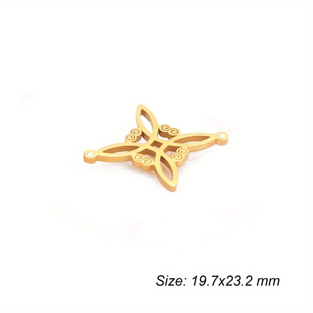 

Амулет-подвеска «Узел ведьмы», Аксессуары ручной работы «Сделай сам», Креативный подарок и модные декоративные аксессуары. золотой