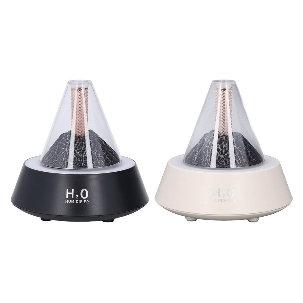 Volcano Aromatherapy Diffuser 7 Color LED Ambient Light Multiple Modes Quiet Auto Shut Off 80ml Volc