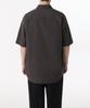 Musinsa Standard Relaxed Soft Poplin Short Sleeve Shirt [Gunmetal]