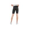 adidas Logo Print Striped Casual Shorts Women Bottoms Black GR3866