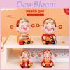 Feng Shui Wealth God Resin Statue With Lucky Symbols For Office Decor And Gift Giving