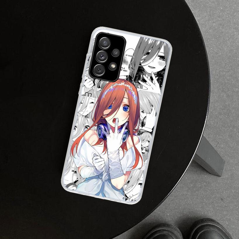 Nakano Miku Anime Phone Case for Samsung Galaxy A17 A16 A26 A36 A56 A57 A37 A15 A25 A35 A55 A14 A24 A34 A54 A13 A23 A33 A53 Gala