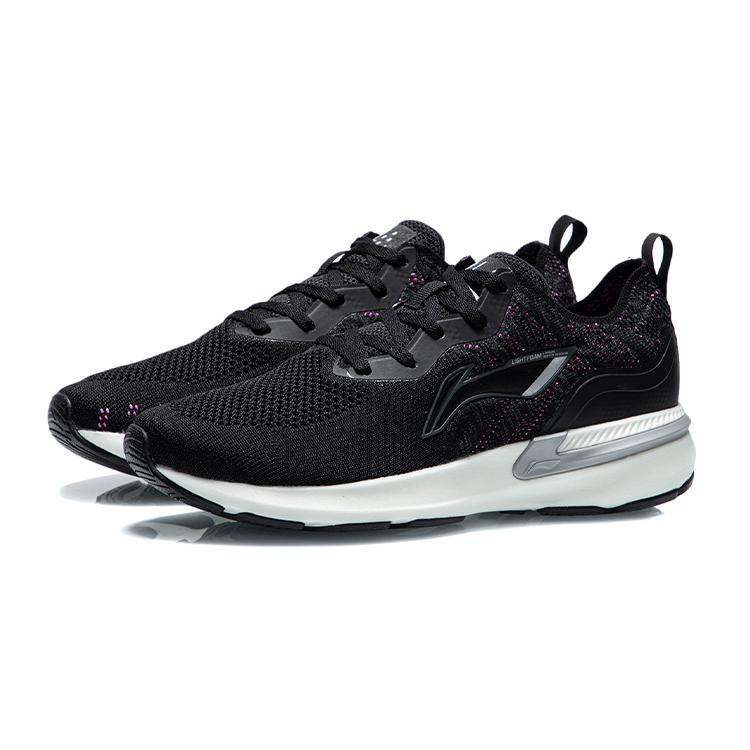 New LiNing Arashi Rebound Low Top Running Shoes Women's Ebony Black ARHR132-1