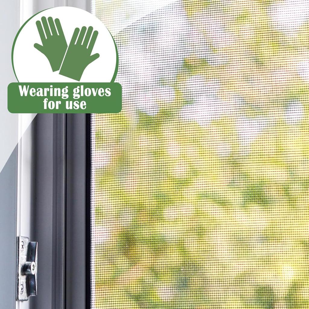 2m*1m Nano PP Home Invisible Window Screen Mesh,Self-assembling Window Screen Mesh,Fine Mesh Sieve,Filtering Protective Mesh for Garden,Mice,Insects