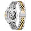 GUESS Men's Automatic Stainless Steel Watch Green Dial Two-Tone GW0984G4