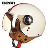 Beon Motorcycle Spring and Summer Helmet, Stylish and Cool, Unisex, Lightweight, Semi-covering, Retro Style