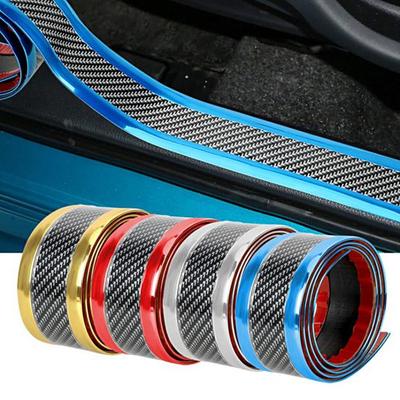 Strong Sticky Strip Sticker Sturdy Long-lasting Auto Door Sill Protector Trim Cover for Automobile Car