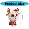 Reindeer Stuffed Animals Plush Toy,11.81inches Christmas Elk Plush Toy Cute Soft Plushie for Christmas Decorations