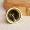 Brass Handicraft Scripture Bell Button Wind Bell Creative Gift Home Decorations Keychain Pendant Christmas Tree Pendant