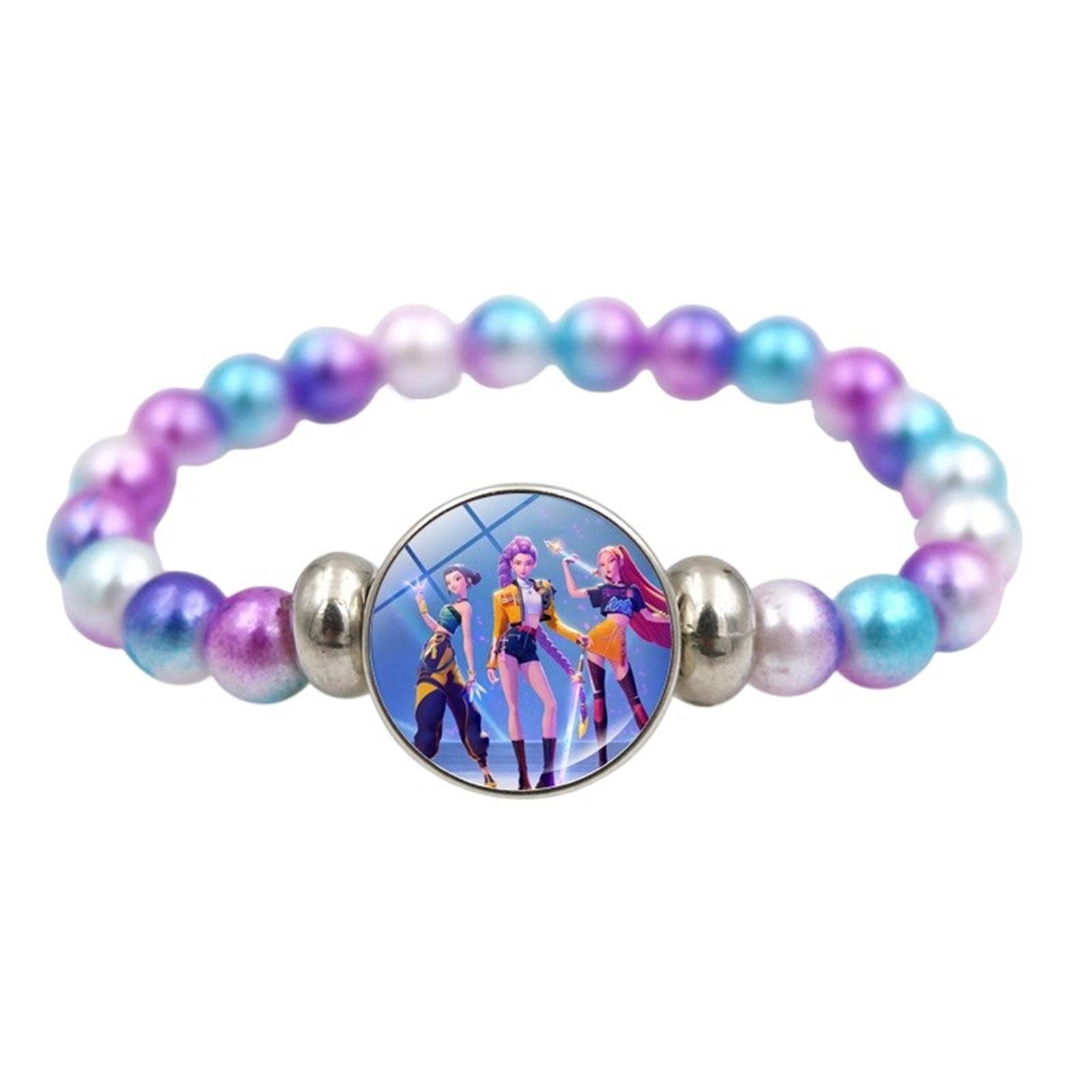 

Браслет Подарок для девочки, Аксессуары Красочный браслет из бусин Ювелирные изделия One Size