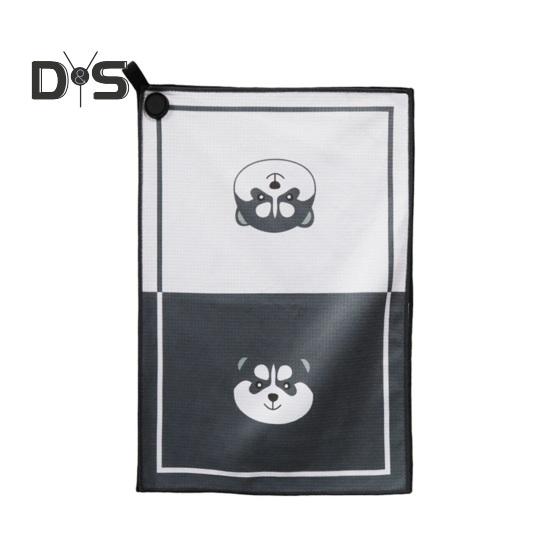 Prosop de golf magnetic cu magnet puternic Microfibră Waffle Sac de golf Prosop imprimat Prosop de golf Detergent pentru mingi de golf