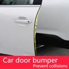 Antykolizyjna boczna osłona krawędzi drzwi samochodu gumowa ochrona zderzaka pasek naklejek dekoracja zewnętrzna do VW jetta psaaat golf