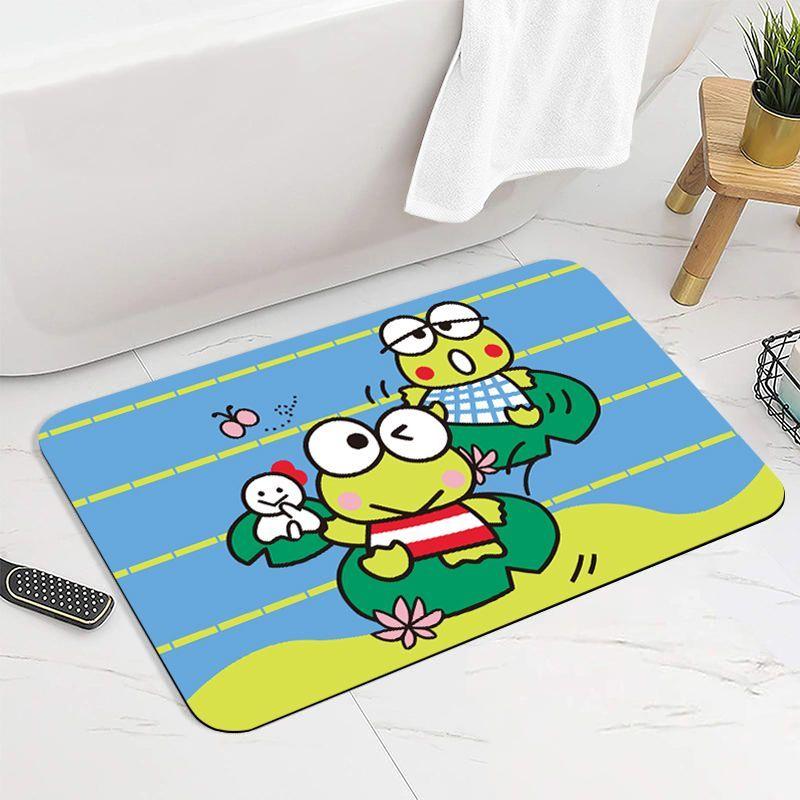 Big-eyed frog diatom mud absorbent mat bathroom non-slip floor mat toilet toilet foot mat toilet door mat