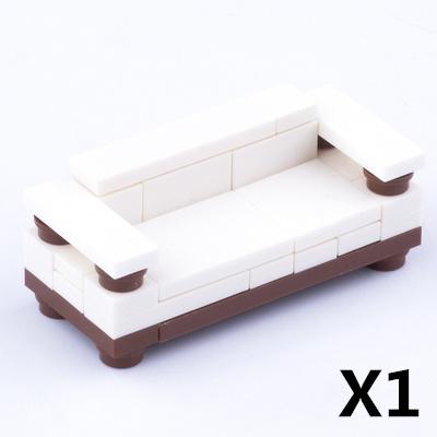 DIY City Decoration Home Building Block Accessories Bed TV Sofa Refrigerator Dining Table Sweeper Phone Brick Gift Toy Kids J078