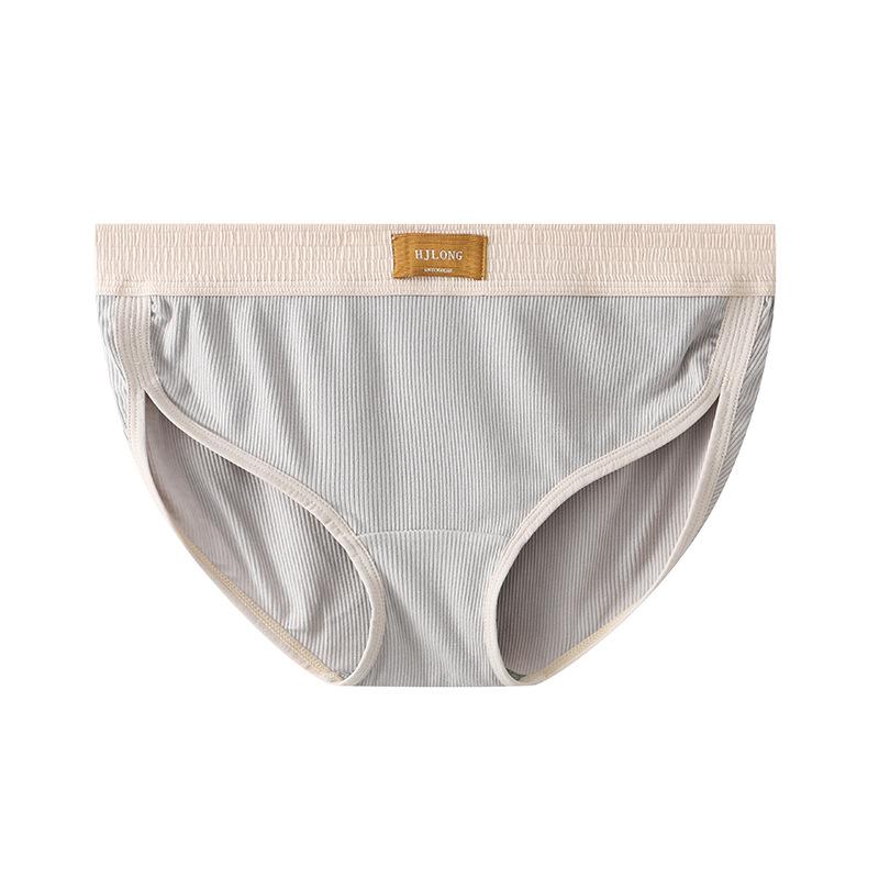 Einfarbige Damenunterwäsche Slim Fit Damen Dreiecksslips Baumwolle Damen Übergröße Dreiecksslips