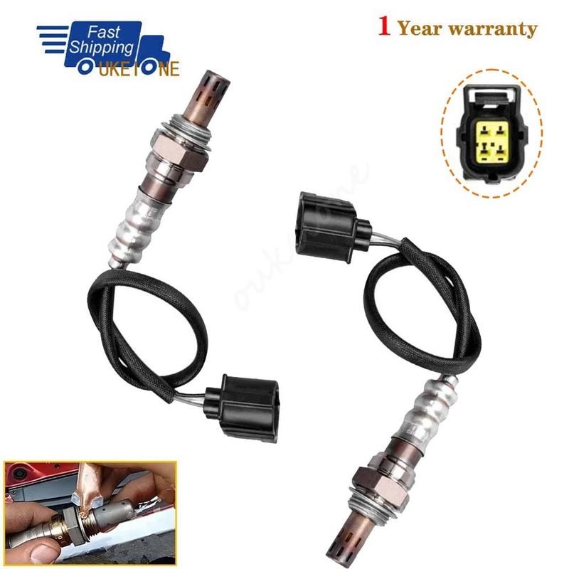 2Pcs For 2011-2018 Dodge Journey 2.4L 2011-2014 Chrysler 200 Jeep Compass Lambda O2 Oxygen Sensor Up Downstream Car Accessories