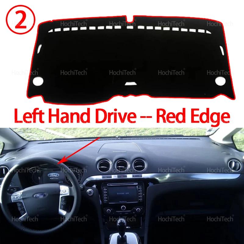 

Car Dashboard Cover Mat for Ford S-Max 2006-2015 Auto Dashboard Cover Dash Mat Board Pad Carpet Dashmat Anti-UV Mats